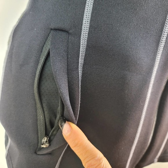 ZAGGORA BURN MORE CALORIES W HOT BODY WATERPROOF BLACK TRACK JACKET W HOOD SZ: M - Picture 5 of 16